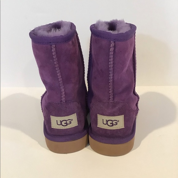 UGG Other - NWOT Purple Leather UGG Youth 12